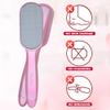 World's Best 2-in-1 Pedicure File - Nano Laser Etched Glass Foot File & Callus Remover - Scraper for Cracked Heels, Exfoliator for Dry Skin - Pedicure Tools for Feet, Callous Peeler & Scrubber - Pink view 4