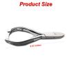 MEDSPO Professional Ingrown Toe Nail Cutters Clippers Pliers | Side Cutters Straight Curved | Beauty Gauges | Cuticle Pushers Skin Knife (Side Cutter Pattern Handle Straight) view 3