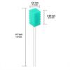 (100PCS) Disposable Mouth Swabs Sponge - Unflavored & Sterile Oral Swabs Dental Swabsticks for Mouth Cleaning (Cyan) view 2