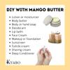 Kyabo 3Lbs MANGO BUTTER PREMIUM Organic Unrefined Raw Virgin 100% Pure Cold Press Grade A Non GMO 100% Natural For Skin BodyCare Beauty Moisturizer DIY For Body Butters, Soap Making,Lotions, Creams view 3