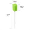 (100PCS) Disposable Mouth Swabs Sponge - Unflavored & Sterile Oral Swabs Dental Swabsticks for Mouth Cleaning (Green) view 2
