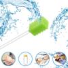 (100PCS) Disposable Mouth Swabs Sponge - Unflavored & Sterile Oral Swabs Dental Swabsticks for Mouth Cleaning (Green) view 3