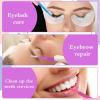 Eyelash Comb Brush With Caps Micros Eyebrow Multifunctional Brow Lamination Eyebrow Spoolie For Eyebrows Brow Lamination Brush view 3