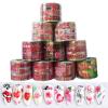 10 Rolls Flowers Love Heart Nail Foil Transfer Sheets Sticker Kit,50m4cm Valentine's Day Nail Art Stickers Supplies Red Pink Heart Rose Kiss Lip Flamingo Designer Nail Foils for Women DIY Nail Decor view 1