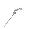 LIBERGA Silver Hair Stick Elegant Pearl Hair Chopsticks for Women Hair Accessories,Decorative Hairstyle Chopsticks Hairpin for Buns view 1