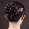 LIBERGA Wooden Hair Stick Pink Flower Hair Chopsticks for Women Hair Accessories,Faux Pearl Tassel Chopsticks Hairpin for Long Hair view 3