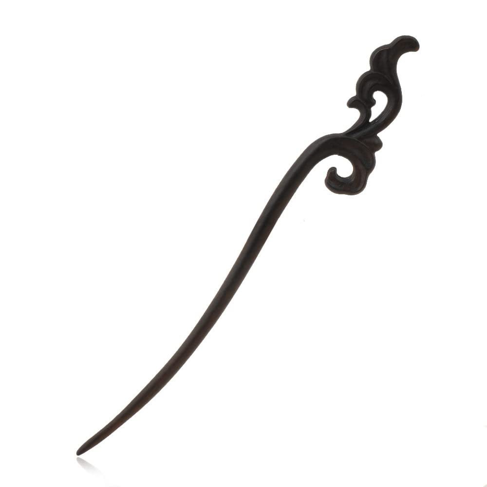 LIBERGA Wooden Hair Stick for Long Hair,Handmade Carved Elegant Hair Chopsticks Chinese Style Wood Chopsticks Hair Accessory Hairpin for Buns