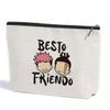 Best Friend Makeup Bag Anime Gifts Anime Stuff Jujustu Merch Decor for Anime Lovers Fans Her Teen Girls Daughter Granddaughter Bestie BFF Nurse Graduation Birthday Friendship Gifts for Women Friends view 1