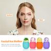 Ice Roller for Face and Eye, Gua Sha Facial Tools ,Puffiness Relief Ice Roller Skin Care ,Ice Facial Cube, Neck Massage, Silicone Ice Mold for Face Beauty,Self Care Gifts for Women ( Orange) view 4