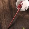 LIBERGA Wooden Hair Stick for Buns,Handmade Carved Flower Hair Chopsticks Clips,Women Hair Accessory Hairpin for Long Hair view 4