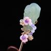 LIBERGA Chinese Hair Stick with Gift Box,Faux Jade Hair Chopsticks for Women Hair Accessories,Flower Decorative Chopsticks Hairpin for Long Hair view 4