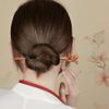 LIBERGA Wooden Hair Stick for Long Hair,Handmade Carved Hair Chopsticks Clips,Flower Shape Hair Accessory Hairpin for Buns view 3