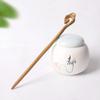 LIBERGA Wooden Hair Stick for Long Hair,Handmade Carved Hair Chopsticks Clips,Wood Hair Accessory 22cm Long Hairpin for Buns view 2