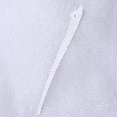 LIBERGA 6 Pack Hair Sticks for Buns,Chinese Hair Chopsticks Clips Simple Design Hair Accessory Hairpin,Suitable for Beginners,White,7 Inch