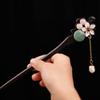 LIBERGA Wooden Hair Stick with Gift Box,Handmade Carved Hair Chopsticks for Women Hair Accessories,Pearl Tassel Chain Chopsticks Hairpin for Buns view 3