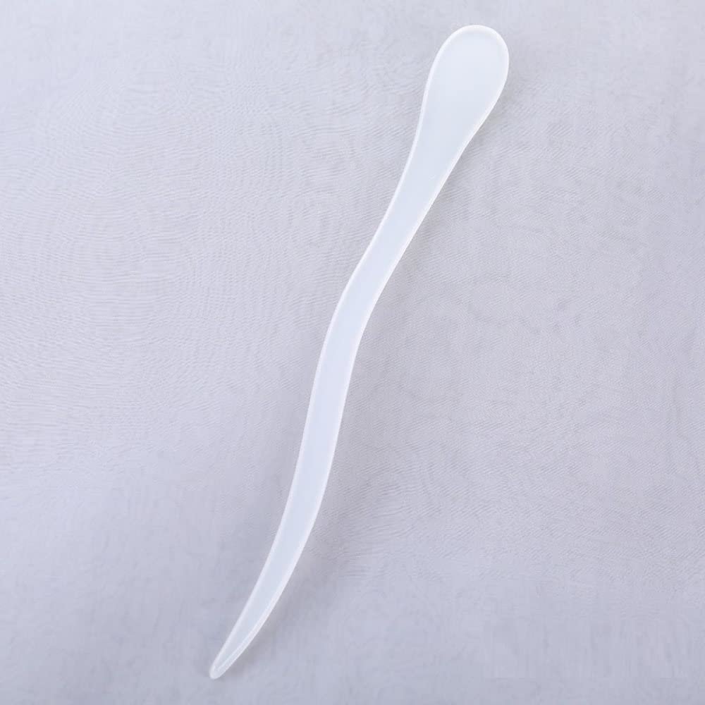LIBERGA 6 Pack Hair Sticks for Buns,Chinese Hair Chopsticks Clips Simple Design Hair Accessory Hairpin,Suitable for Beginners,White,7 Inch