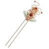 LIBERGA U Shape Hair Fork Hair Stick Faux Pearl Hair Chopsticks for Women Hair Accessories,Metal Chopsticks Hairpin for Buns view 1