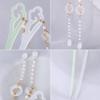 LIBERGA 2 Pack Chinese Hair Sticks for Buns,Pearl Tassel Hair Chopsticks Clips Simple Design Hair Accessory Hairpin for Women,White view 3