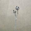 LIBERGA Women's Hair Stick for Long Hair,Silver Plated Hair Chopsticks Flower Branch Shape Hair Accessory Decorative Hairstyle Hairpin for Buns view 2