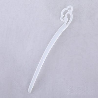 LIBERGA 6 Pack Hair Sticks for Buns,Chinese Hair Chopsticks Clips Simple Design Hair Accessory Hairpin,Suitable for Beginners,White,7 Inch
