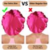 3PCS Extra Large Satin Bonnets for Sleeping, Hair Bonnets for Black Women Braids Curly Hair, G view 3