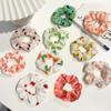 10 Pcs/Set Women Hair Band Colorful Polka Dot Fruit Pattern Hair Band for Girls Ponytail Holder Rubber Bands Hair Ties Hair Accessories (Colourful 4) view 1