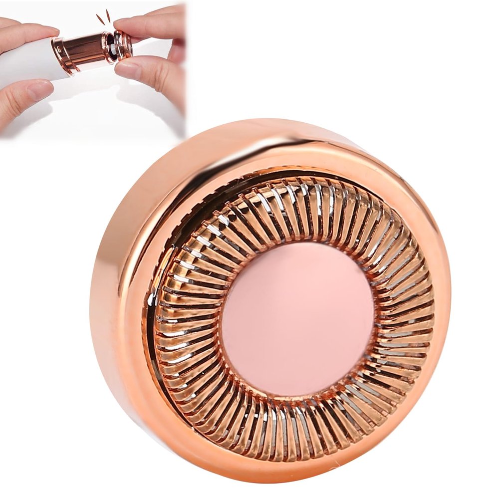 Hair Remover Replacement Heads for Women Painless Hair Removerfor Good Finishing and Well Touch, Rose Gold