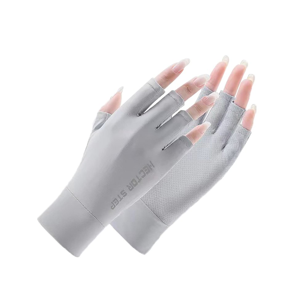 Huashengz UV Gloves for Nails Harmful UV Rays Hands Protection Skin Aging Prevention Nail Art Curing Lamp Glove for Driving