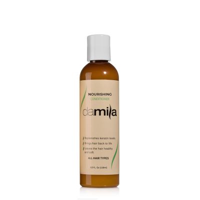 damila Nourishing Conditioner with Keratin & Aloe Vera - Perfect for Damaged, Frizzy, Curly, or Dry Hair (4.0 Fl Oz)