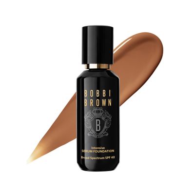 Bobbi Brown Intensive Serum Foundation SPF 40/30 | Radiance-Boosting, Skincare-Infused Serum Foundation for Seamless Coverage, 1 Fl Oz, Almond C-084