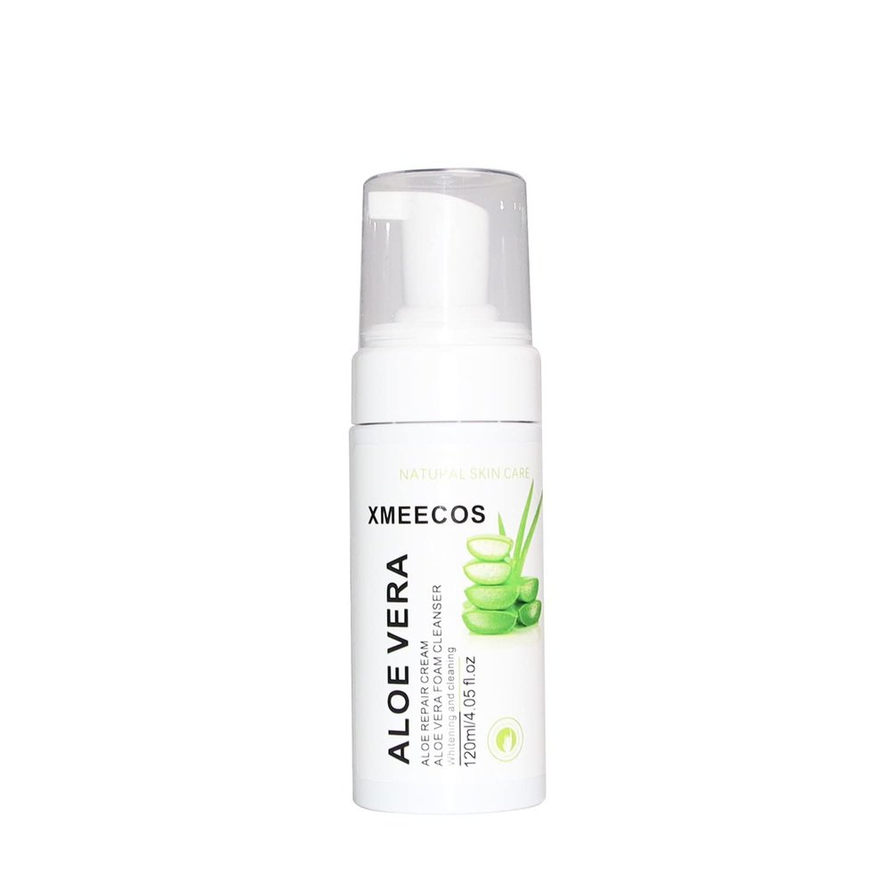 XMEECOS Rose Foam cleanser Rose Repair Cream Cleansing Mousse Make Up Remover Face Wash Cruelty Free (Aloe Vera)