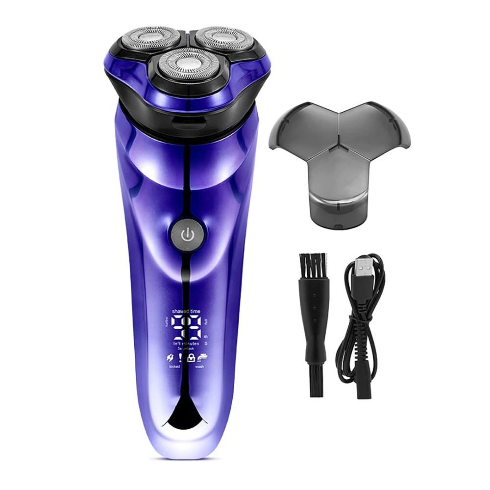 Electric Razor for Men, Electric Shaver Men USB Rechargeable Beard Shaver Electric Razor Floating Barber Hair Trimmer Face Care Shaving Machine