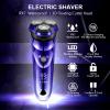 Electric Razor for Men, Electric Shaver Men USB Rechargeable Beard Shaver Electric Razor Floating Barber Hair Trimmer Face Care Shaving Machine view 2