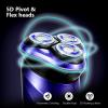 Electric Razor for Men, Electric Shaver Men USB Rechargeable Beard Shaver Electric Razor Floating Barber Hair Trimmer Face Care Shaving Machine view 3