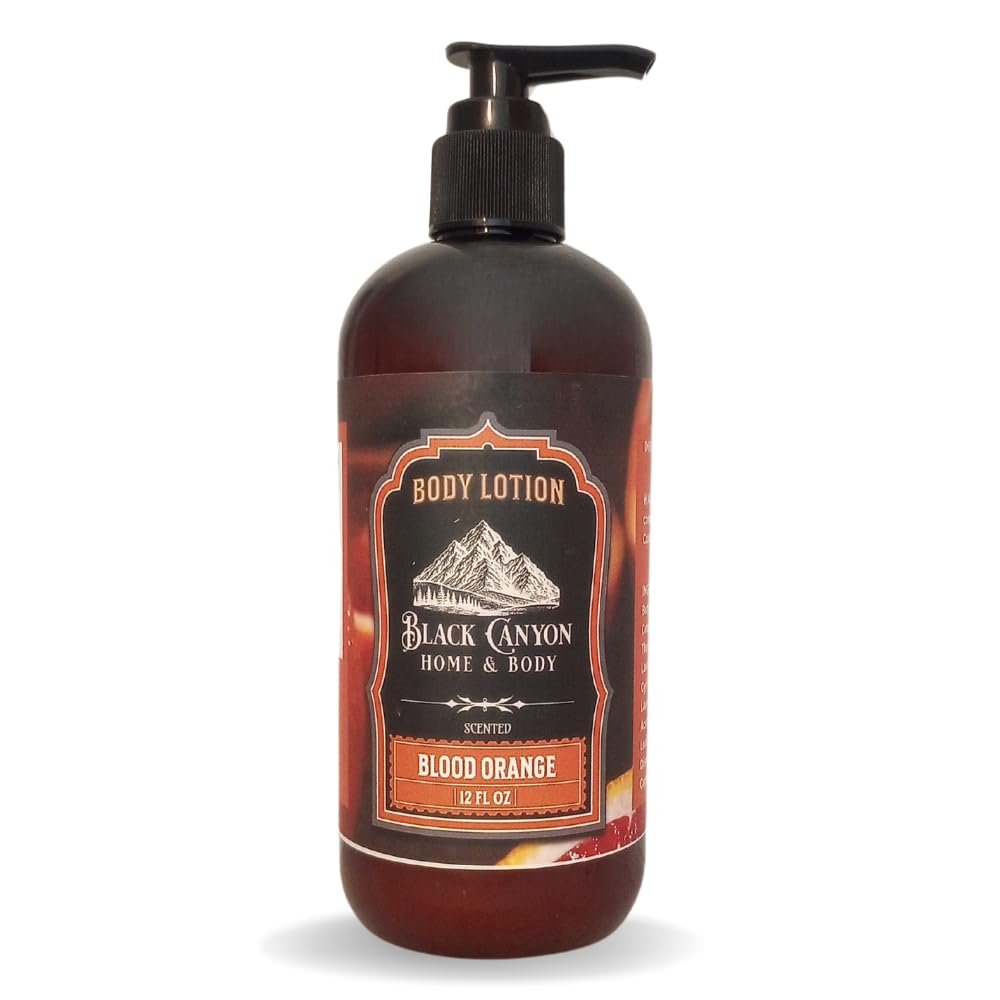Black Canyon Blood Orange Scented Body Lotion with Lanolin and Jojoba Oil, 12 Oz