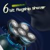 Electric Razor for Men, 6 in 1 Rechargeable Electric Shaver Floating Heads Bald Electric Shaver Grooming Kit Shaver for Men ( Color : Shaver 6 Head Set ) view 4