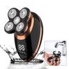 Electric Razor for Men, Electric Shaver Rechargeable Electric Razor Rotary Beard Trimmer Shaving Machine for Men Beard Razor Wet-Dry Dual Use 5-Blade view 4