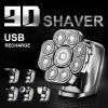 Electric Razor for Men, 9D Shaver for Bald Men 6-in-1 with Nose/Body Trimmer Floating Head Electric Shaver Wet/Dry LED Display Mens Grooming Kit view 2