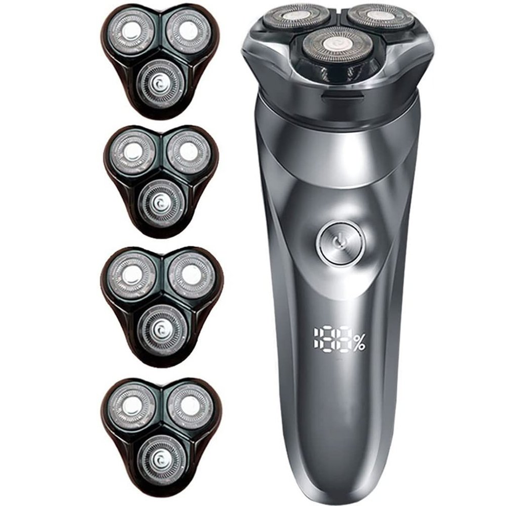 Electric Razor for Men, Men's Electric Shaver for Men Razor Smart Beard Shaving Beard Timmer IPX7 Shaving Machine Men LCD Display Electric Razor