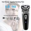 Electric Razor for Men, Electric Shaver for Men 3D Floating Face Shaver Machine Rechargeable Cordless Beard Trimmer Electric Razor view 3