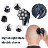 Electric Razor for Men, 8D Face Head Electric Shavers For Bald Men Electric Bald Head Shaver With Nose Hair Trimmer Waterproof Rotary Shave view 3