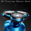 Electric Razor for Men, Electric Shaver Rotary Shaver Electric Razor Beard Trimmer Rechargeable Shaving Machine for Men Wet-Dry Dual Use Waterproof view 3