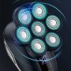 Electric Razor for Men, 5-in-1 Rotary Electric Shaver 7d Rechargeable Bald Hair Beard Trimmer Shaver view 2