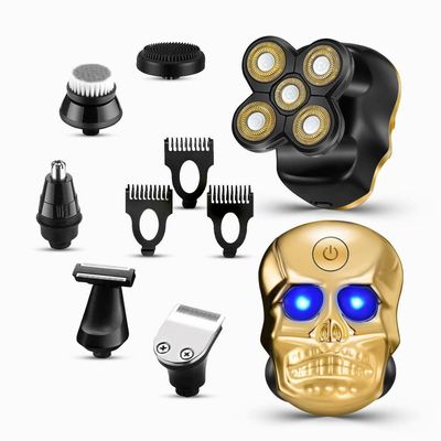 Electric Razor for Men, Electric Shaver 6 in 1 Bald 5d Rotary Shaver Men Professional Body Hair Trimmer