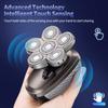Electric Razor for Men, 5 in 1 Men's Electric Shaver Kit Touch Sensing 6 Heads LCD Waterproof Rechargeable Razor Beard Trimmer Bald Shaver Body Razor view 3