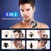 Electric Razor for Men, 5 in 1 Men's Electric Shaver Kit Touch Sensing 6 Heads LCD Waterproof Rechargeable Razor Beard Trimmer Bald Shaver Body Razor view 4