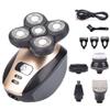 Electric Razor for Men, 4D 5-in-1 Floating Head Men's Electric Shaver Kit Portable Rechargeable IPX7 Waterproof Shaver Nose Hair Trimmer Bald Body Razor view 1