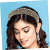 minkissy Elegant Diamond Decorated Headband for Shiny Rhinestone Hair Accessory for Parties and Events for Elegant Hairstyles view 4