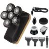 Electric Razor for Men, 6 in 1 Rechargeable Electric Shaver LCD Display 6 Floating Heads Bald Wet And Dry Electric Shaver Razor Grooming Kit for Men view 1