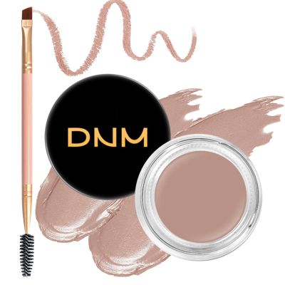 BEFIVECOK 2Pcs Brow Pomade Set with Dual-ended Eyebrow Brush, High pigment Water proof Natural finish Eyebrow Makeup Set with Eyebrow Brush for Women and Girls02#